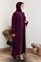 Women's Long Large Size Evening Dress Plum