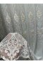 Harbi̇ye Gold Detailled 1/3 Heavy Plied Tulle Curtain Apm - 7