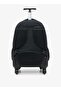 Logo Print Trolley Backpack with Retractable Handle - 48x34x23 cm - 4