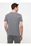 Navy Blue Crew Neck T-Shirt 50202501-Vr033 - 3