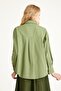 Green Poplin Short Shirt - 5