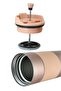 Luxury French Press Thermos |   Rose Gold Stainless Steel Thermos Mug 450 ml (3 Functions) - 2