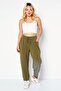 Women Sportswear Fit Training Sweatpants, Green - 3