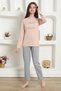 Fashion Line Girls' Combed Cotton Pajama Set 20425 - 2