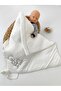 100% Cotton Ecru Baby Blanket Transitional Hospital Discharge Newborn Swaddle Gift Play Mat - 6
