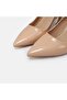 Women's Stiletto 41-42-43-44 Nude Patent Leather - Large Size - 7