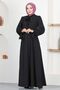 Fashion Women's Evening Dress with Scarf Collar Ferace - 2662 - 2