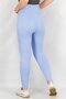 Women Sportswear Fit 7/8 Seamless Tight, Light Blue - 2