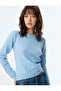 Long Sleeve Crew Neck Basic Knitwear Sweater - 2