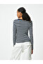 Long Sleeve T-Shirt Camisole U-Neck Slim Fit - 3