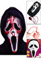 Halloween Special Scream Mask with Blood Effect - Scream Scary Bleeding 45X27Cm