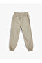 Waist Tied Parachute Trousers - Side Pocket - 4