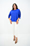 Women's Plus Size Sleeve Glitter Detailed Blouse 1855 - 2