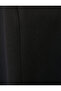 V-Neck Crepe Fabric Long Vest with Side Window Detail - 6