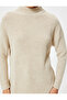 Oversize Knitwear Sweater Hip Length High Neck Long Sleeve Soft Textured - 5