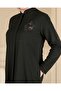 Women's Large Size Winter Hijab Top Coat Zippered Top Coat Full Size - 4