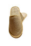 Natural Hotel Slippers (10Pairs) Jute Fabric - 2