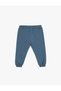 Basic Jogger-Jogginghose mit elastischem Bund aus strukturierter Baumwolle - 2
