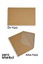 100Gr. Kraft 500 Pieces Letter Envelopes - 13X18Cm - 3