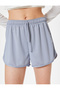 Lace-Up Standard Waist Sports Shorts with Slit Detail - 5