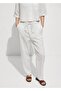 Elastic Waist Cotton Trousers