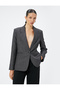 Blazer Jacket Double Breasted with Pockets Regular Fit
