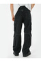 Oversize Buttoned Cargo Pocket Detailed Jeans - 4