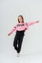 Girl's Three Piece Medium Thickness Knitted Bottom Top Suit 6-9 Years Old