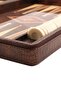 Star Special Leather Zipper Bag Backgammon Large - 2