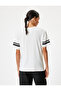 Oversize T-Shirt Printed Crew Neck Short Sleeve Cotton - 4