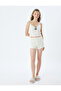 Strappy Crop Pajama Top with Cherry Print in Cotton - 2