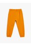 Jogger Sweatpants with Tie Waist, Slogan Printed, Cotton - 2