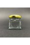 10 Pcs 40 Cc Square Jar - 40 ml Cornered Type Glass Jar - with Metal Lid - 2