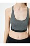 Sports Bra U Neck Slim Fit Covered Back Detailed Interlock - 5