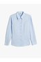 Poplin Shirt Long Sleeve Classic Collar Slim Fit