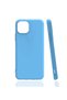 iPhone 13 Pro Max Compatible Soft Smooth Soft Silicone Cover Piping-Blue Light