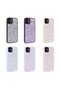 iPhone 11 Compatible Shiny Stone Design Zore Ston Case-Pink - 2