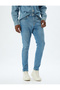 Light Indigo Men's Jean Trousers - 5Wam40017Nd - 3