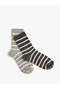 Colorful Stripe Patterned 2-Piece Socks Set - 2