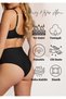 Women's High Waist Plus Size Cotton Panties - Pack of 10 (Slip) - 2