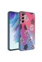 Galaxy S21 Fe Compatible Camera Protected Patterned Hard Silicone Zore Epoxy Case-No3
