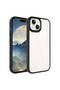 iPhone 15 Plus Compatible Zore Chrome Case-Black