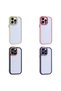 Case for iPhone 15 Pro Max with Camera Protection Color Edge and Frame Design Zore Vitamin Cover-Black - 3