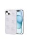 حافظة سيليكون لامعة Zore Eralli مع شكل منقوش متوافق مع iPhone 15