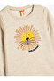 Sweatshirt Lion Printed Long Sleeve Raised Cotton - 3