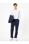 Oxford Shirt Long Sleeve Pocket Detail Cotton Blend Regular Fit - 2