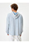 Oversize Sweatshirt Washable Basic Long Sleeve Hooded Cotton Blend - 4