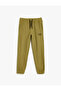 Jogger Sweatpants Printed Cotton with Pockets