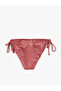 Bikini Bottom Gathered Sides with Tie Detail - 7