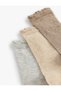 Sock Set Basic Textured 3-Piece Multi-Colored - 3